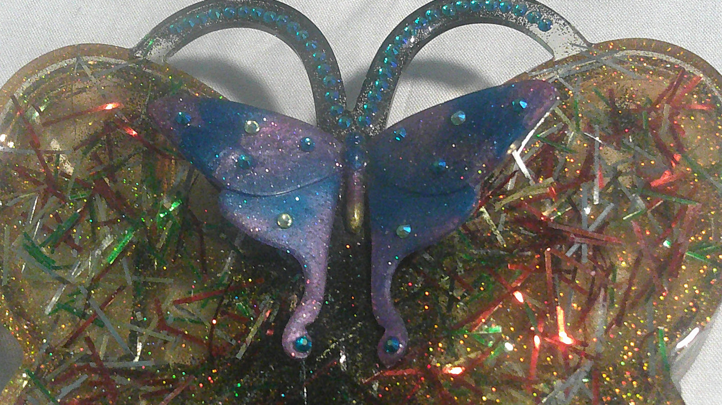Handmade Resin Butterfly Jewellery Box — Award-Winning