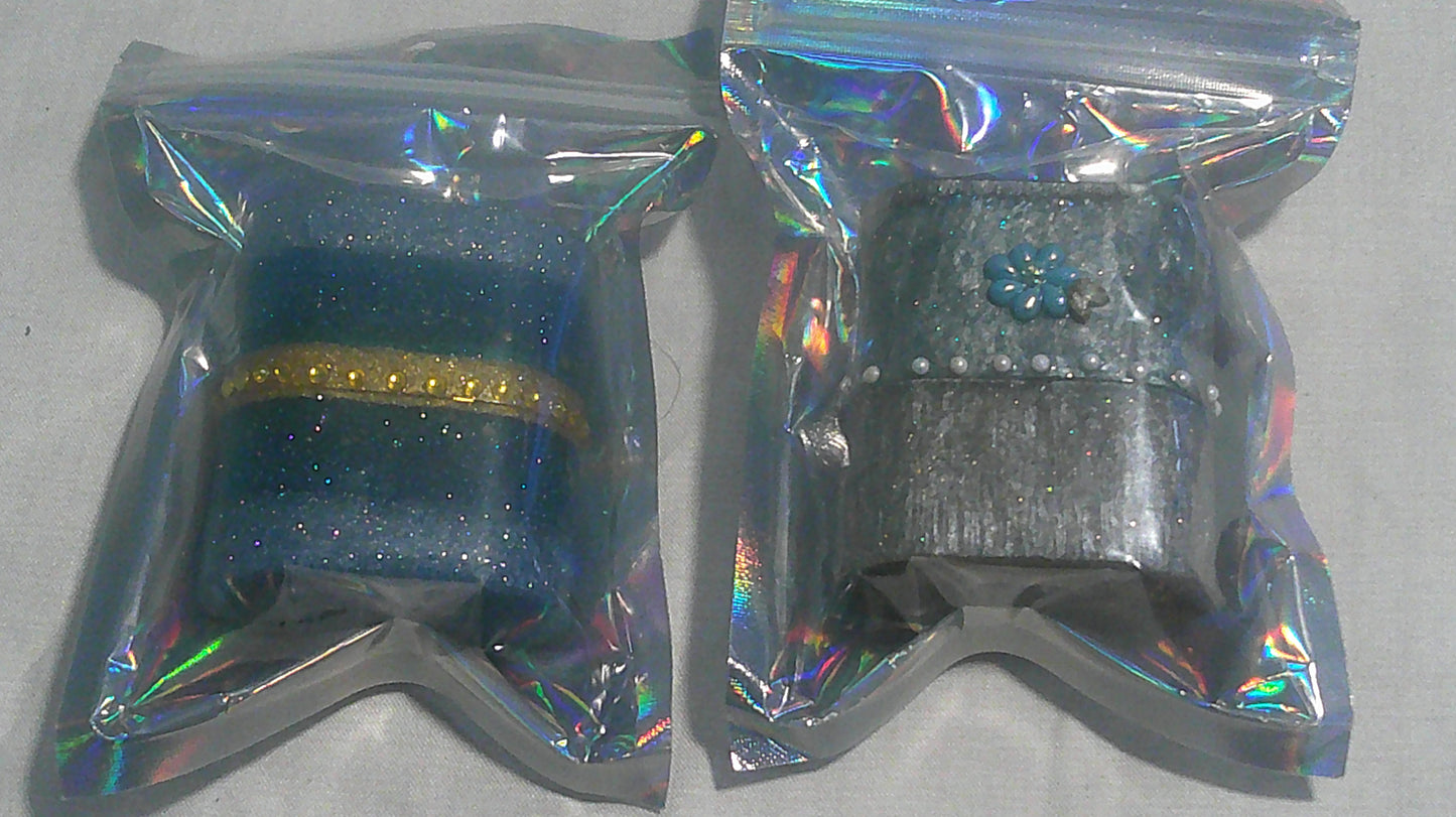 Handmade Resin Earbud Pod Case Holder