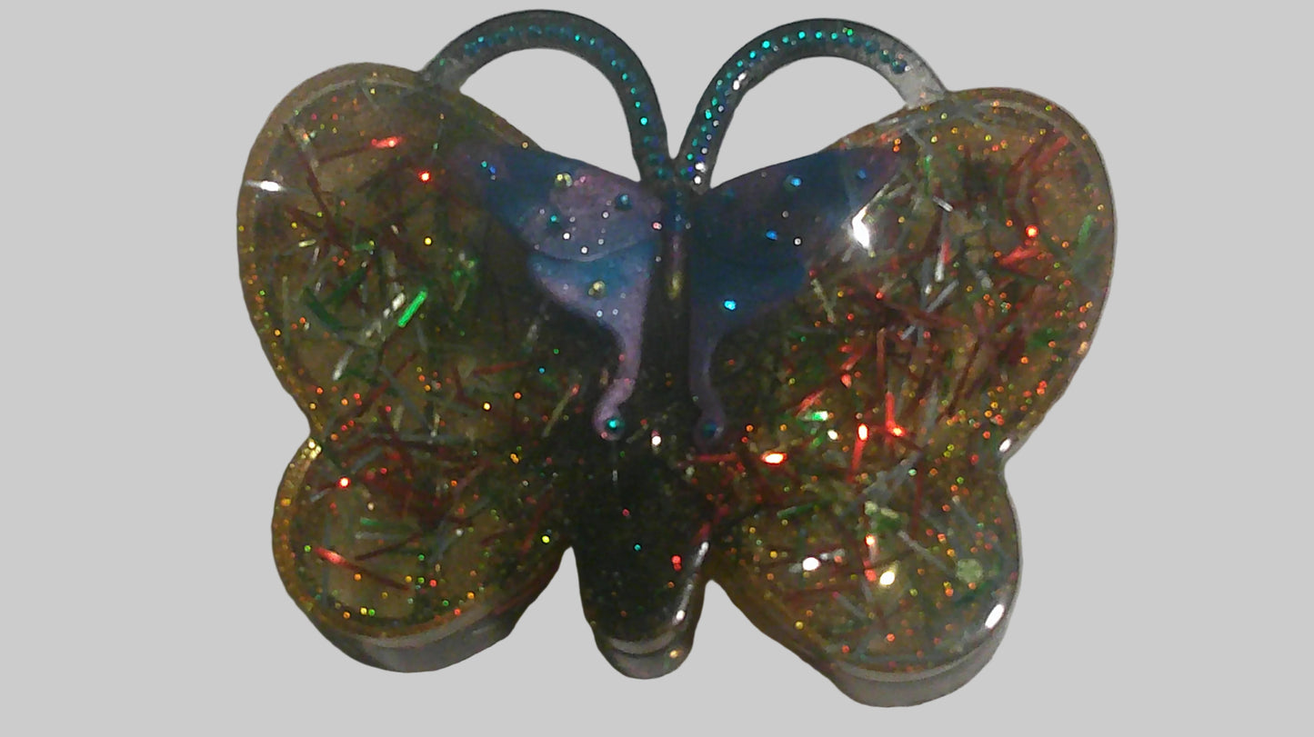 Handmade Resin Butterfly Jewellery Box — Award-Winning