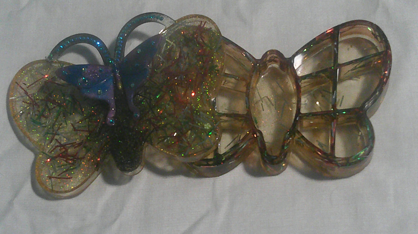 Handmade Resin Butterfly Jewellery Box — Award-Winning
