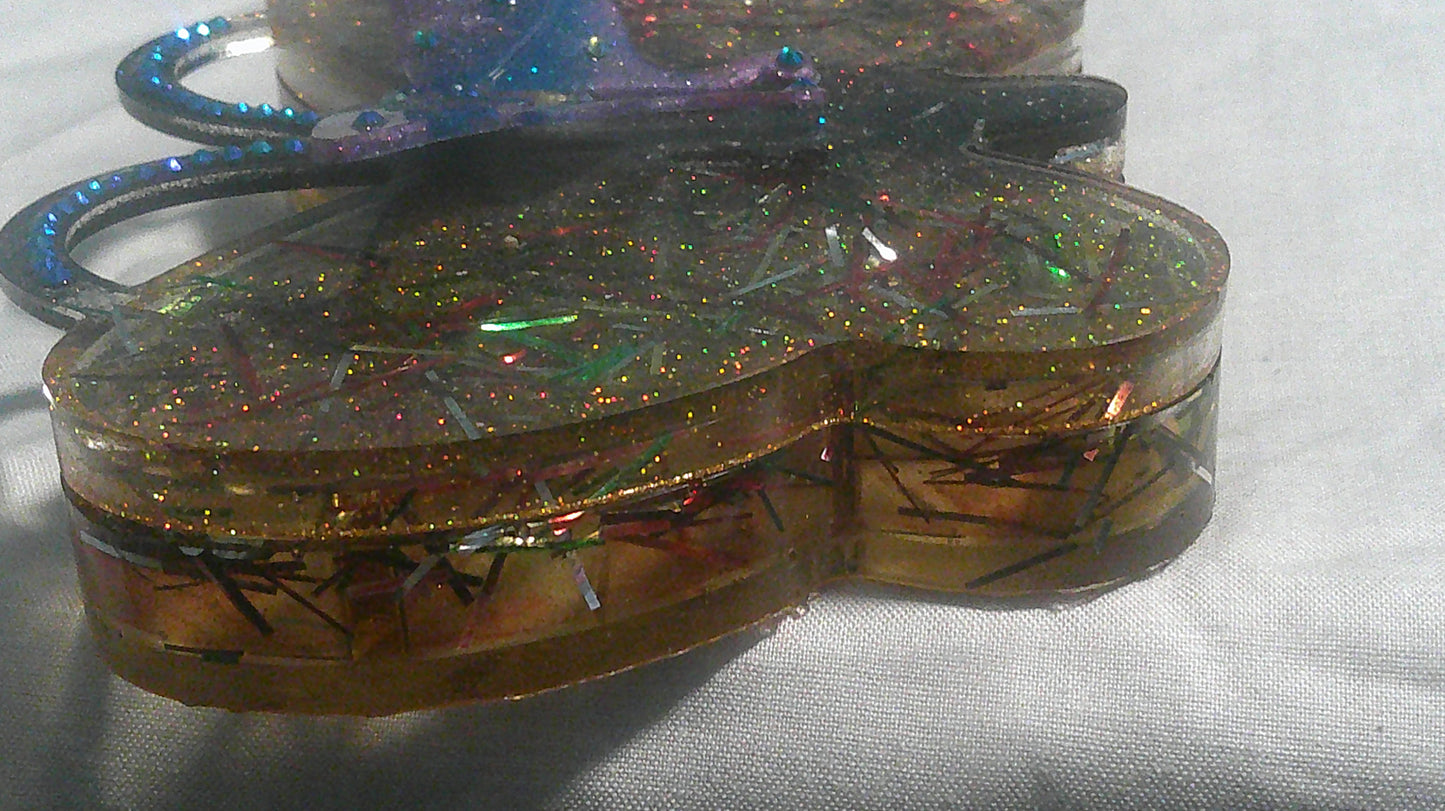 Handmade Resin Butterfly Jewellery Box — Award-Winning