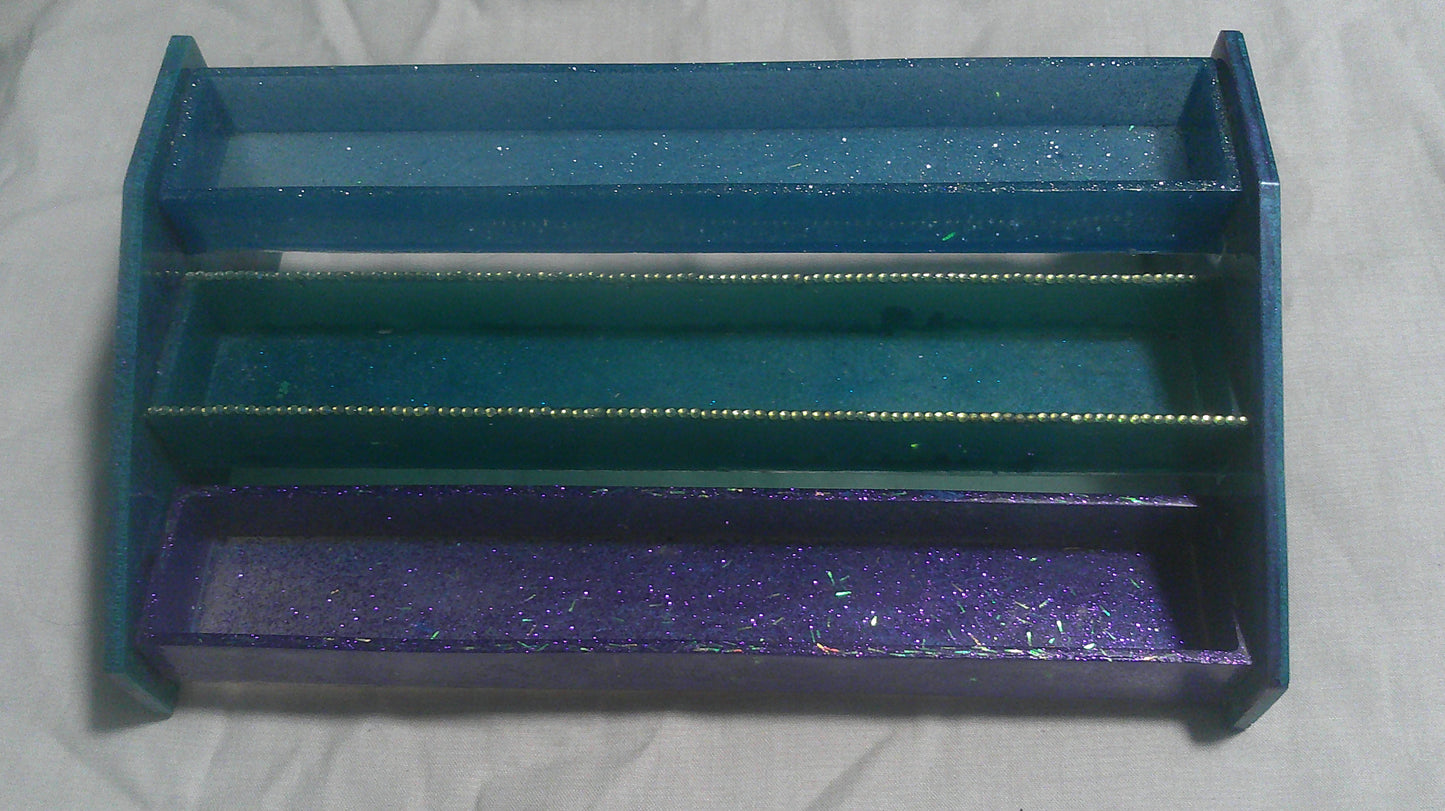 Handmade Resin 3-Level Tiered Tray