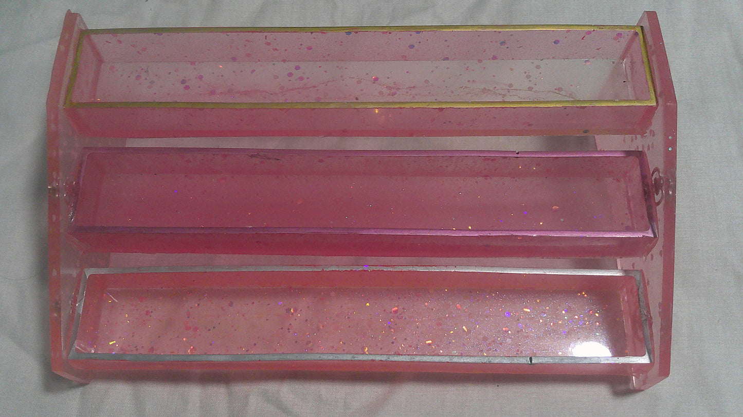 Handmade Resin 3-Level Tiered Tray