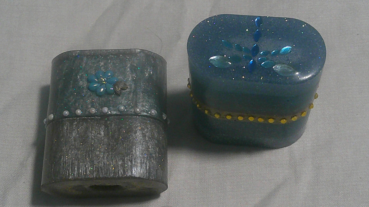 Handmade Resin Earbud Pod Case Holder
