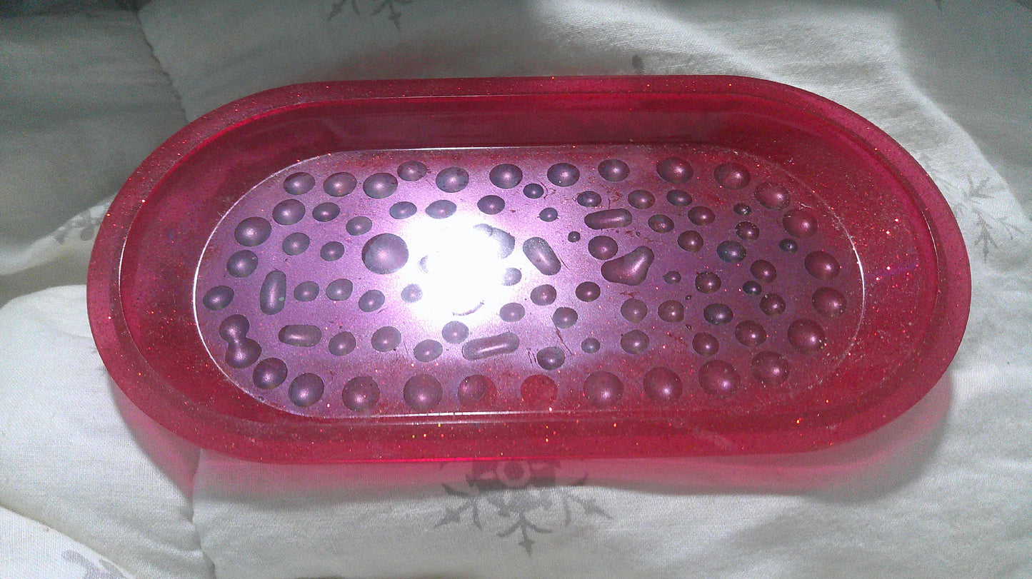 Rounded Rectangle Dew drop Tray