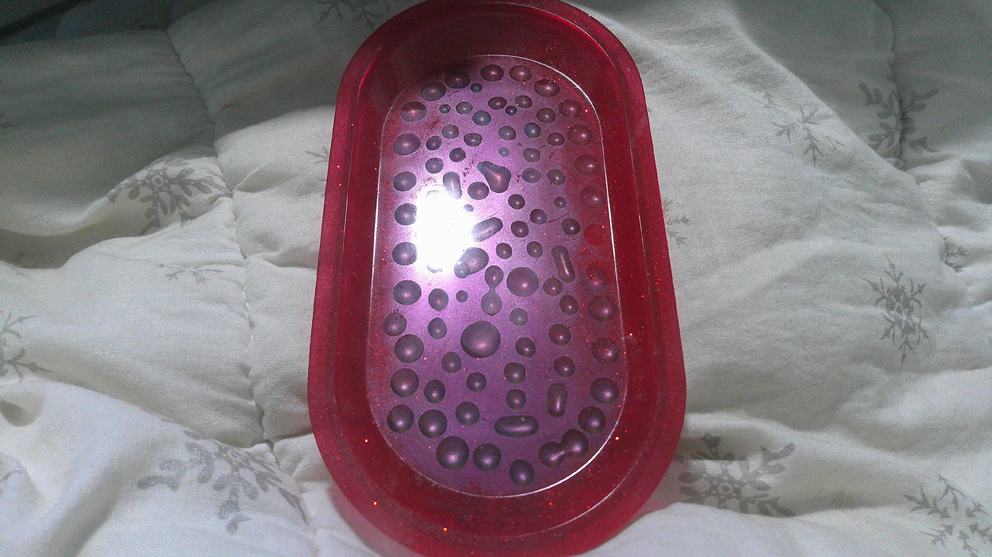 Rounded Rectangle Dew drop Tray