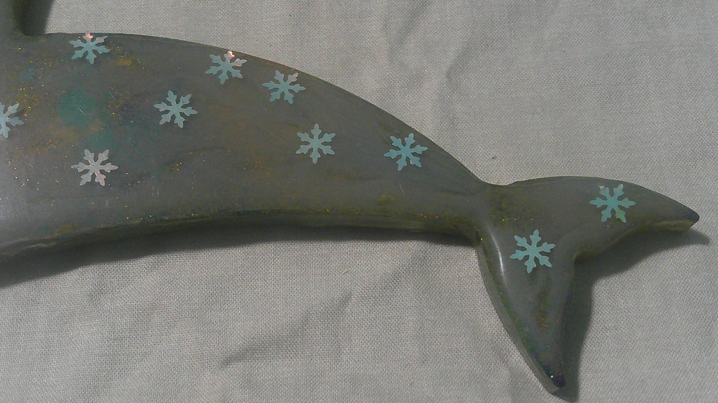 Handmade Resin Dolphin — Large