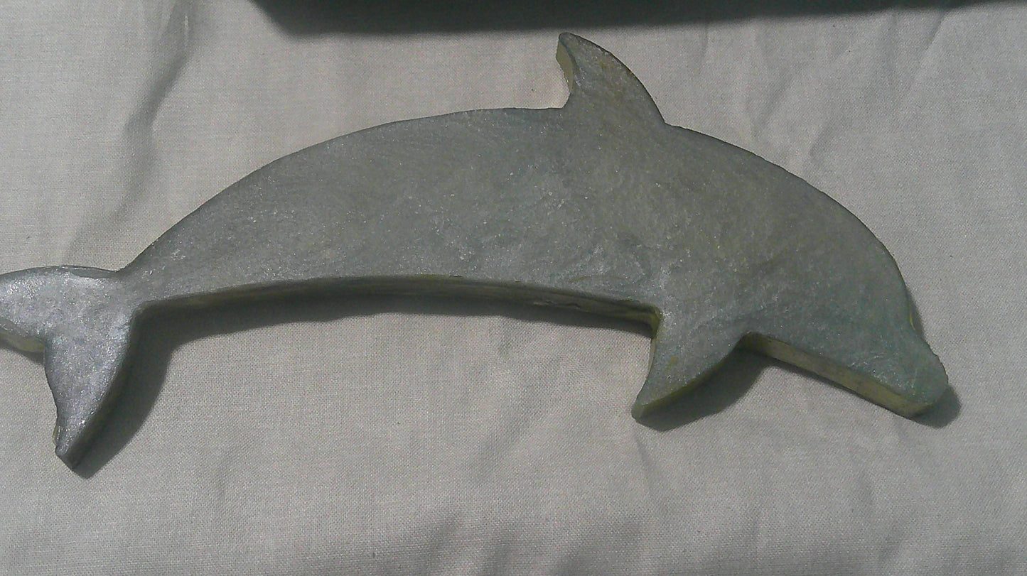 Handmade Resin Dolphin — Large