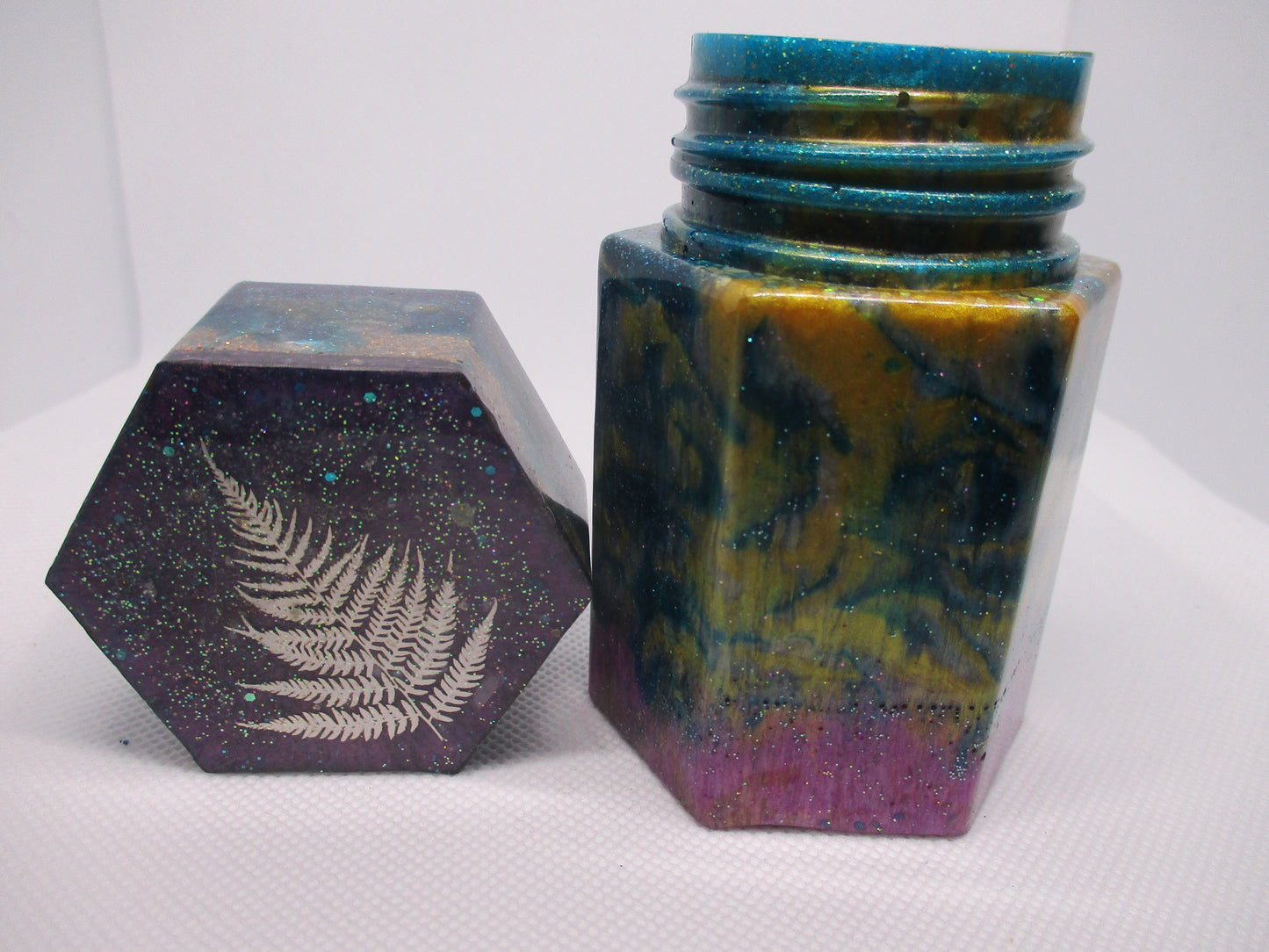 Resin art Jars