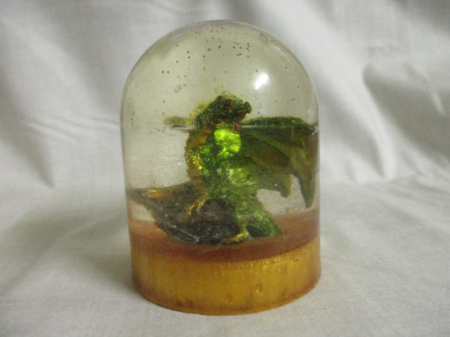 Dragon encased in Bell of Resin