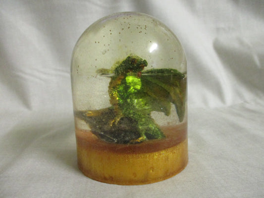 Dragon encased in Bell of Resin