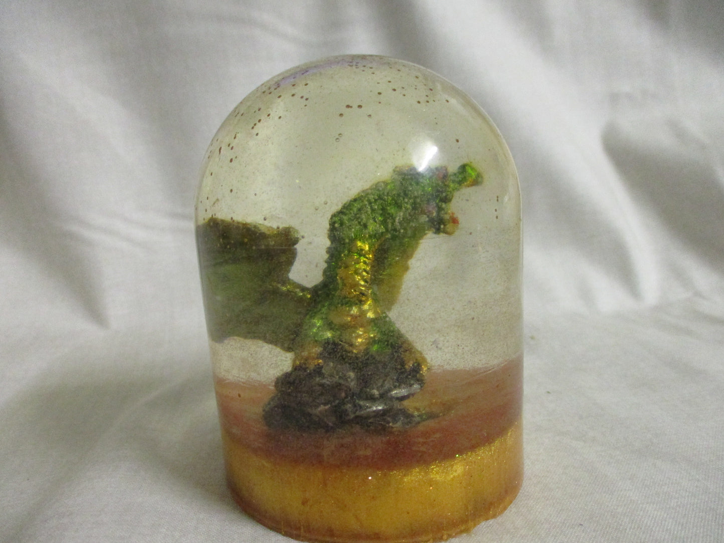 Dragon encased in Bell of Resin