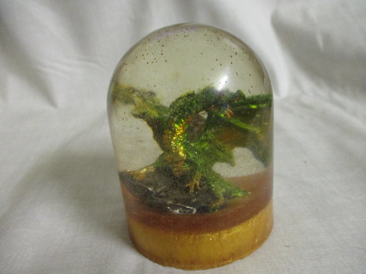 Dragon encased in Bell of Resin