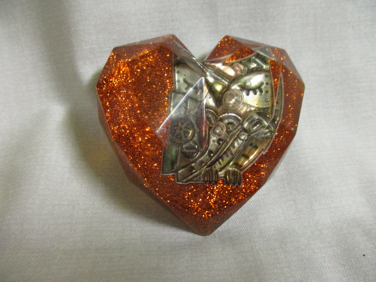 Handmade Resin Heart Decoration - Choose Your Design