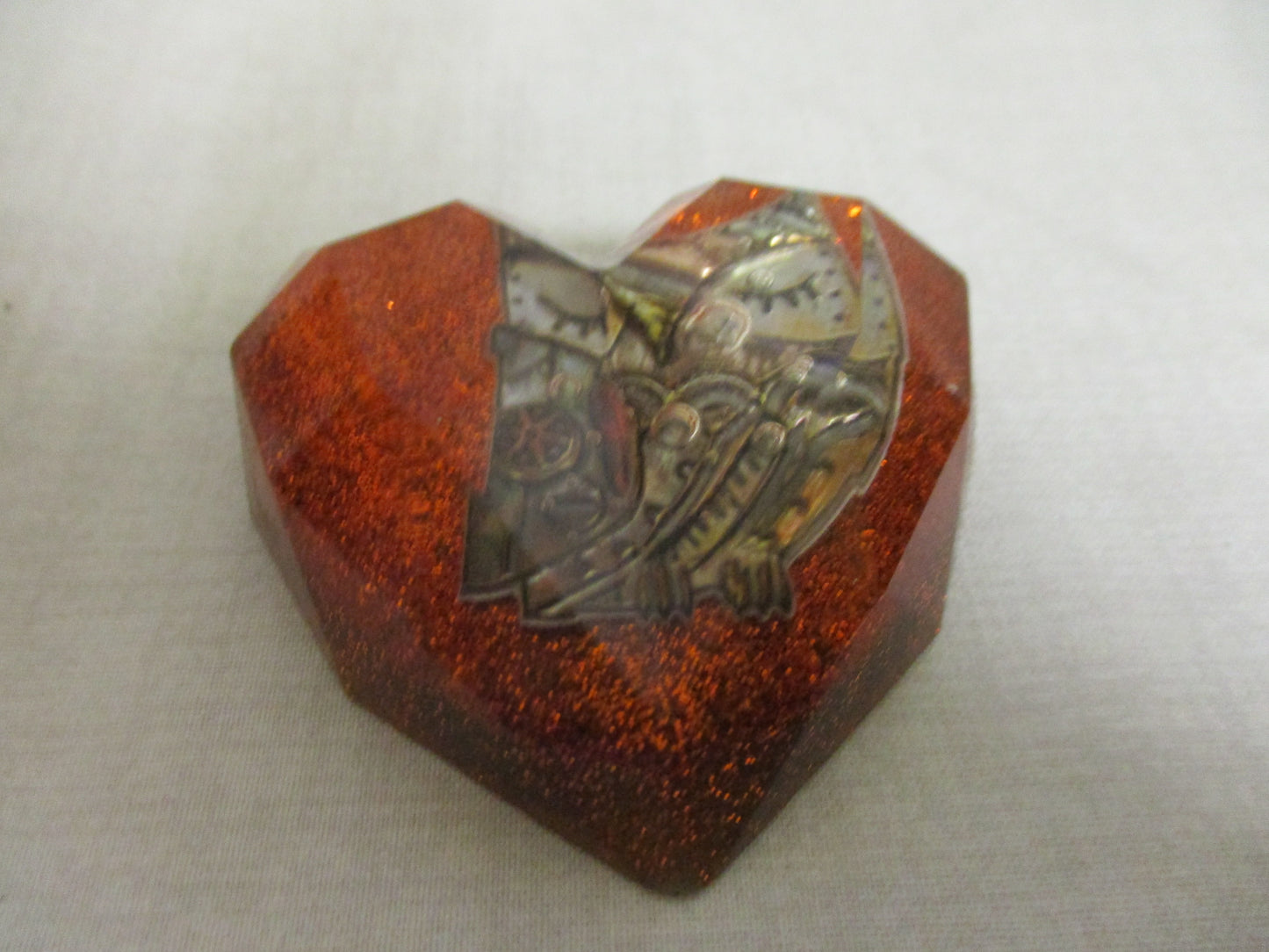 Handmade Resin Heart Decoration - Choose Your Design