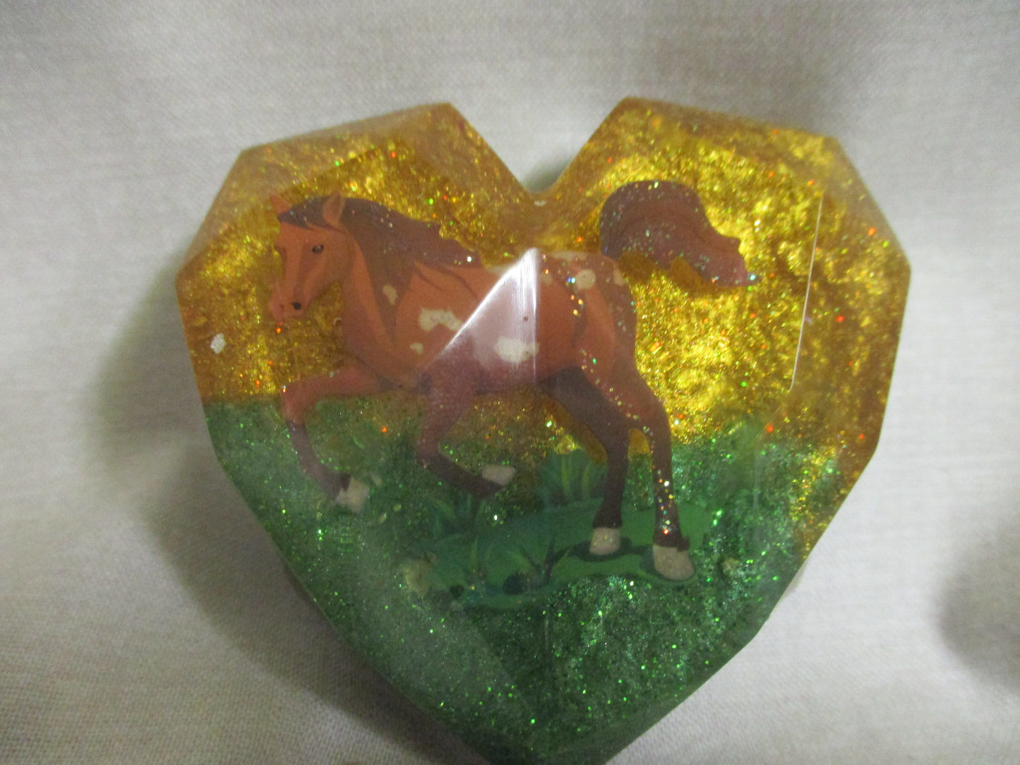 Handmade Resin Heart Decoration - Choose Your Design