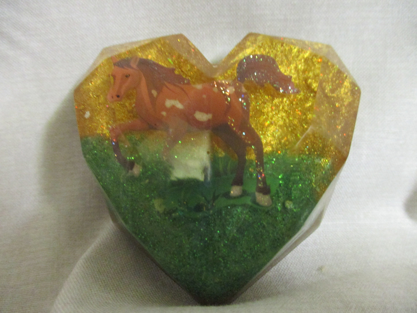 Handmade Resin Heart Decoration - Choose Your Design