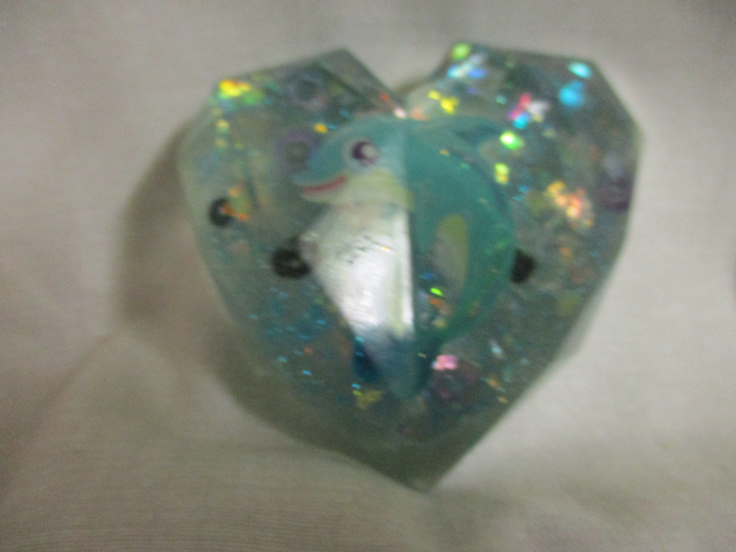Handmade Resin Heart Decoration - Choose Your Design