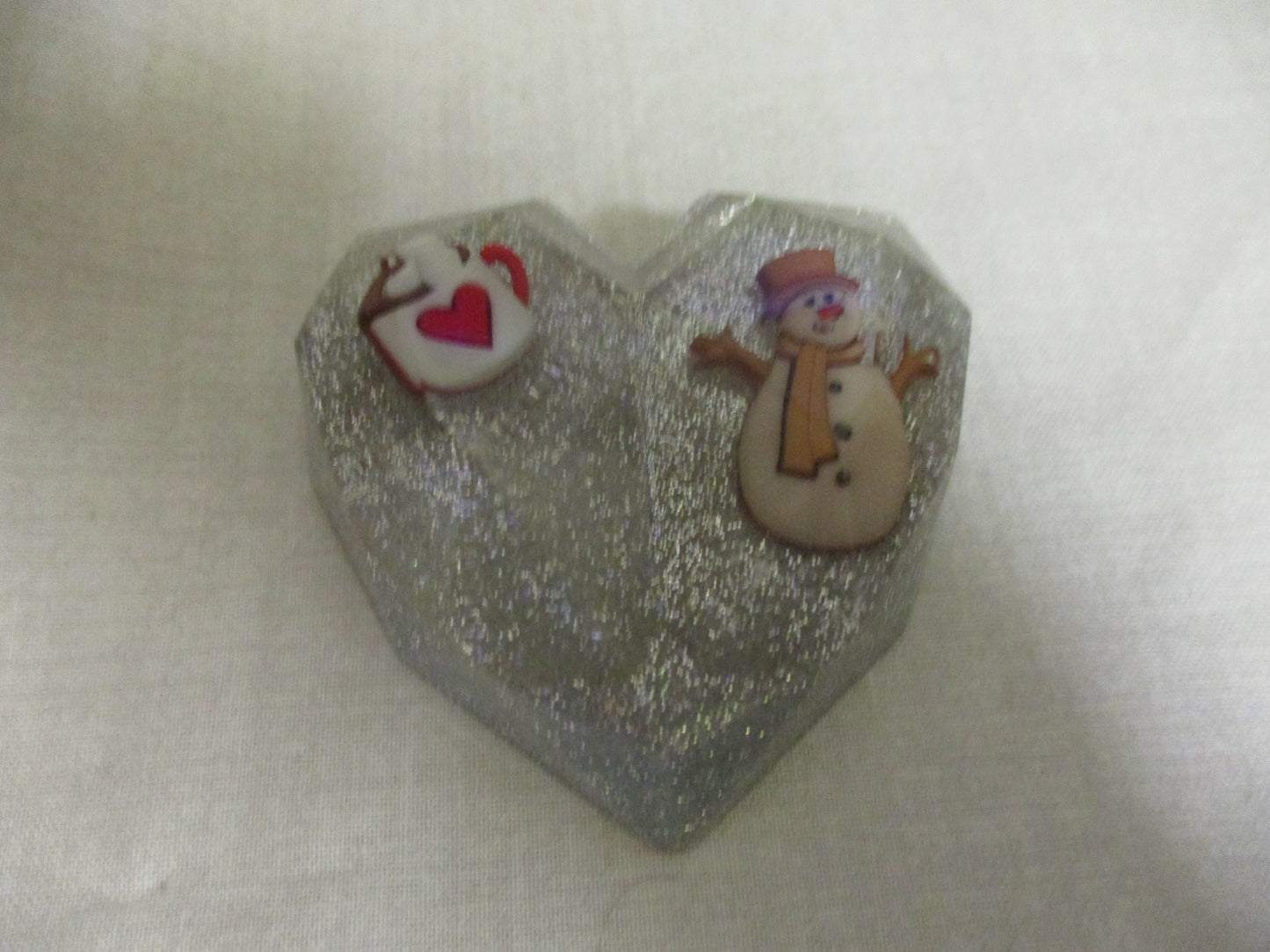 Handmade Resin Heart Decoration - Choose Your Design