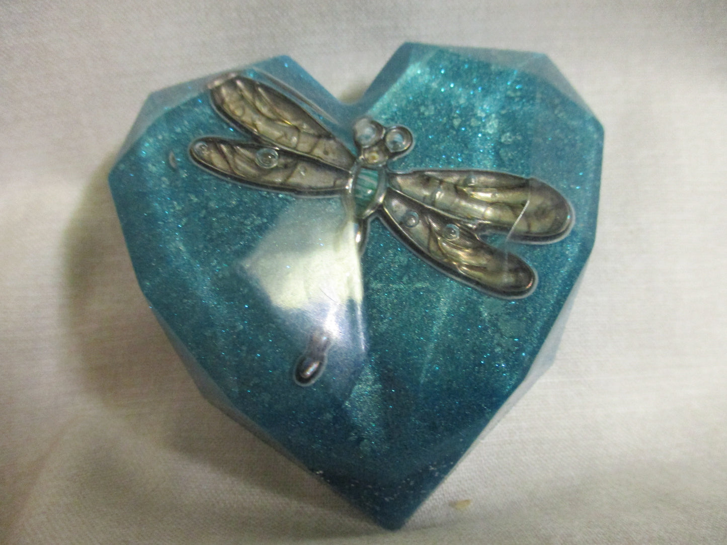 Handmade Resin Heart Decoration - Choose Your Design