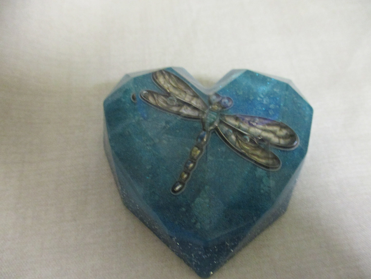 Handmade Resin Heart Decoration - Choose Your Design