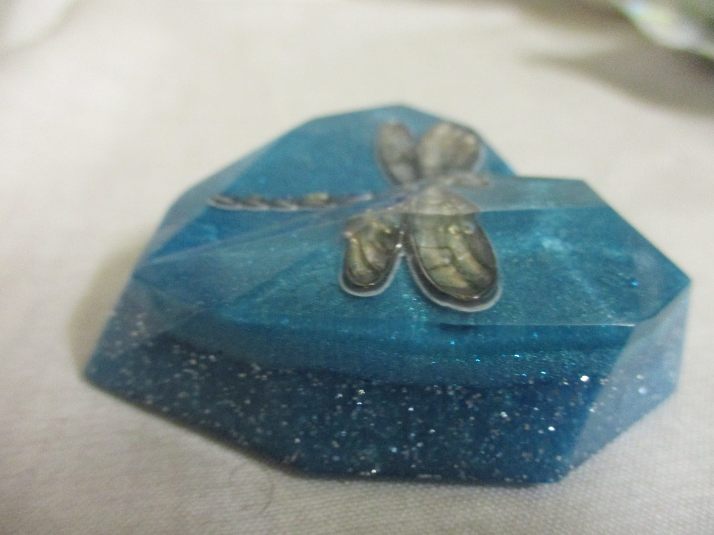 Handmade Resin Heart Decoration - Choose Your Design