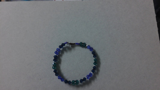 Ocean Depths - Handmade Beaded Bracelet