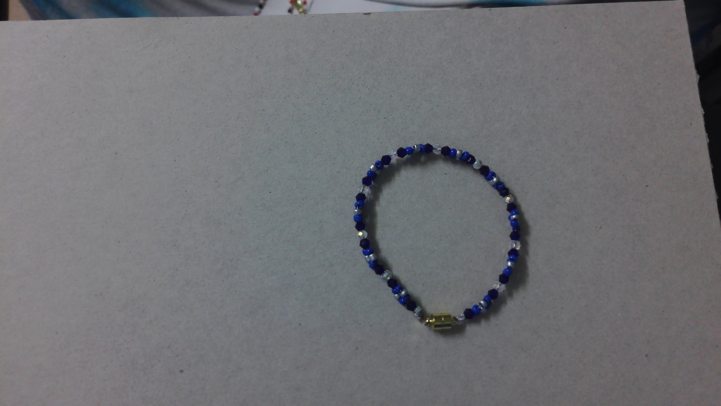 Midnight Ocean Treasures - Handmade Austrian Crystal Bracelet