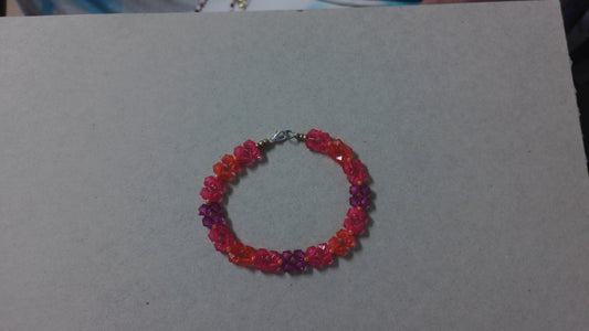 Sunset Colors - Handmade Beaded Bracelet