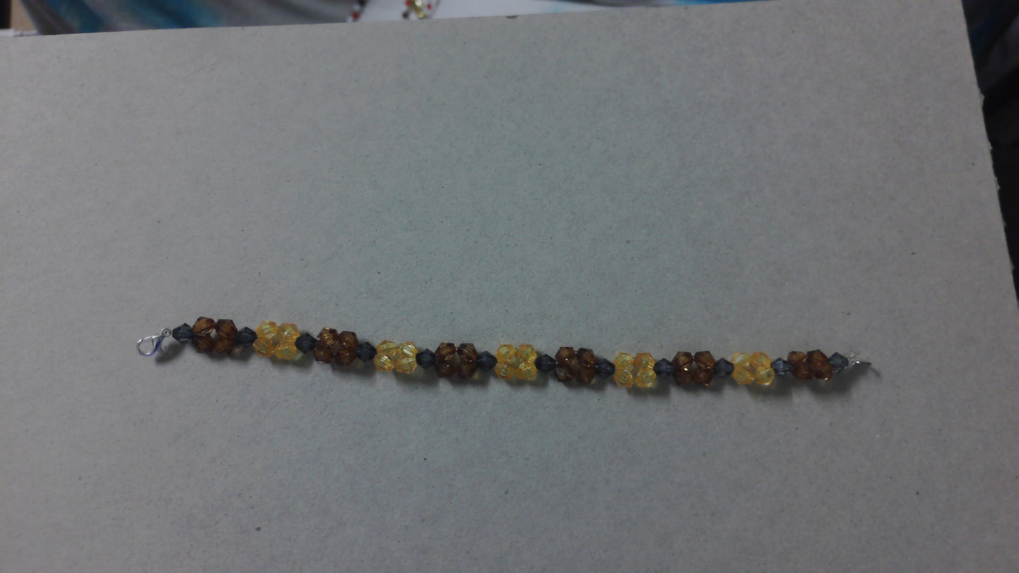 Ocean's Sunrise - Handmade Beaded Bracelet